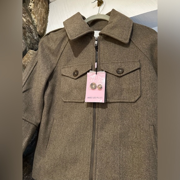 Anthropology Avec Les Filles Zip Up Jacket. NWT. Small. - Picture 4 of 12